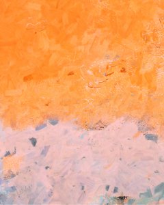 Abstrato em Tons de Laranja de Uma Gokhale