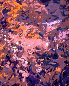 Fluxo abstrato vibrante de Uma Gokhale