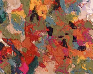 Pinceladas abstratas vibrantes