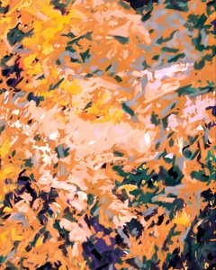 Abstrato outonal vibrante de Uma Gokhale