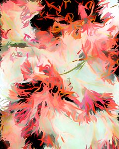 Abstrato floral vibrante de Uma Gokhale
