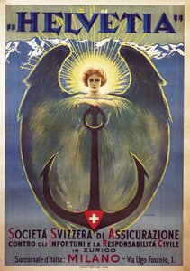 Cartaz Helvetia de Umberto Boccioni de Umberto Boccioni