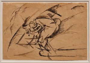 Estudos para o Dinamismo de um Ciclista de Umberto Boccioni
