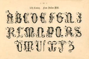 Século XVI. Do italiano MS., 1862 de Unbekannt