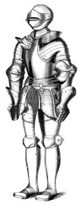 Armadura do século XVI, 1849 de Unbekannt