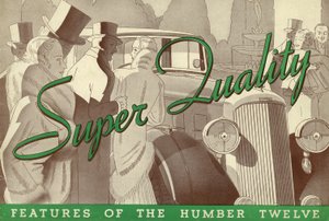 1934 Humber Twelve brochura de vendas. de Unbekannt