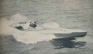 O barco monomotor mais rápido do mundo em 1936, Miss Britain III, 1936 de Unbekannt