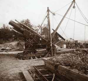 Argamassa 220, Genicourt, norte da França, c1914-c1918 de Unbekannt