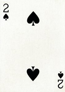 2 de espadas de um baralho de cartas de baralho Goodall & Son Ltd., c1940 de Unbekannt