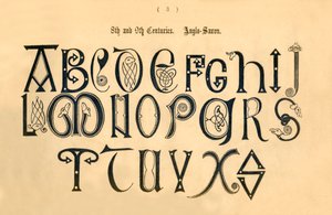 Séculos 8 e 9. Anglo-saxão, 1862 de Unbekannt