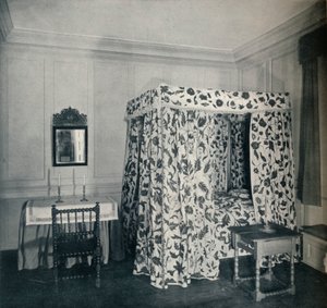 Um quarto da Casa do Major Nicholas Sewall, na Secretaria, 1930 de Unbekannt