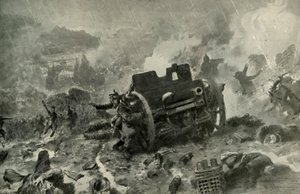 Um brilhante ataque francês à posição alemã em Argonne, 1919. de Unbekannt
