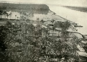 Uma posição britânica no rio Tigre, 1919. de Unbekannt