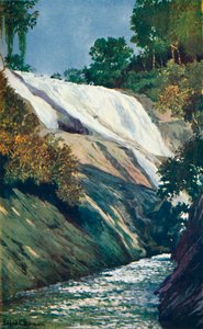 A Cascade at Tijuca, Rio, 1914 de Unbekannt