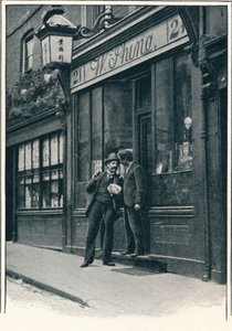 Uma loja chinesa, Limehouse, Londres, c1900 1901 de Unbekannt