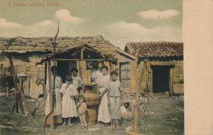 Uma família de campo cubana, 1908 de Unbekannt