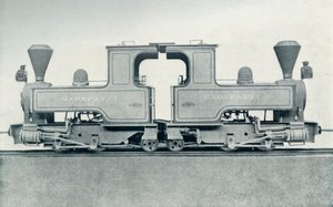 Uma locomotiva dupla, 1922. de Unbekannt