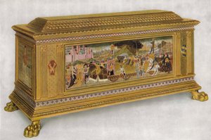 Cassone florentino do século XV, 1927 de Unbekannt