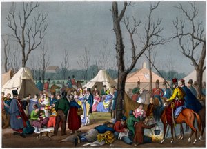 Uma festa francesa, século x18 de Unbekannt