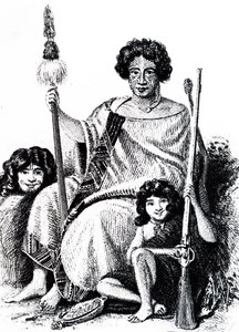 Um Maori Chieftain de Unbekannt