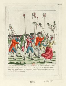 Um dia memorável em Versalhes, 1789, 1789. de Unbekannt