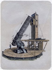 Um refletor newtoniano, 1870 de Unbekannt