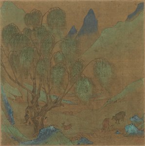Uma cena pastoral, 1271-1368. de Unbekannt