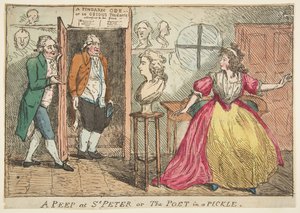 Uma espreitadela em São Pedro ou O poeta em uma picles, 23 de julho de 1789. de Unbekannt