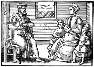Uma família puritana, 1563 de Unbekannt