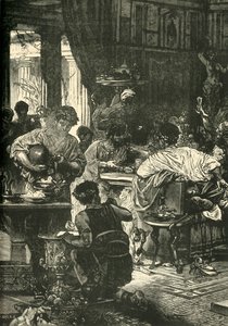 Um banquete romano, 1890. de Unbekannt