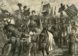 Um triunfo romano, 1890. de Unbekannt