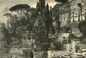 Uma vila romana, 1890. de Unbekannt