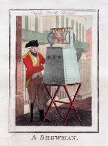 Um Showman, Hyde Park Corner, Londres, 1805 de Unbekannt