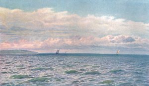 Um dia ensolarado no Solent, c1900. de Unbekannt