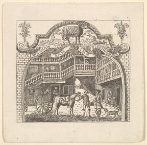 Um cartão de taverna para John Shaw, década de 1790. de Unbekannt