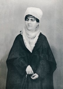 Uma senhora turca em traje ao ar livre, 1912 de Unbekannt