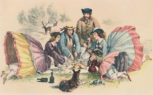 Um piquenique vitoriano, c1860, 1944. de Unbekannt