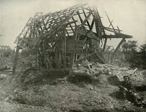 Uma vila na frente ocidental, 1919. de Unbekannt