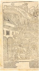 Uma Advertência Contra Jogar Dados, c. 1500. de Unbekannt