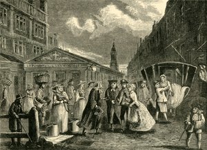 Um casamento na frota, c1740s, c1872. de Unbekannt