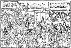 Um banquete, final do século XV, 1910 de Unbekannt