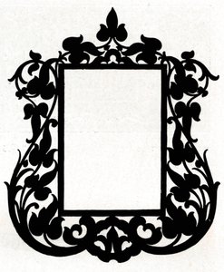 Um design para um porta-retrato intitulado Aesthetic, 1898 de Unbekannt