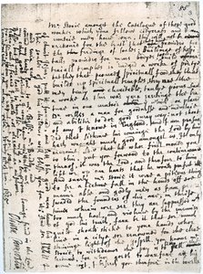 Carta a um Sr. Storie por Oliver Cromwell, St Ives, 11 de janeiro de 1635-1636, 1899 de Unbekannt