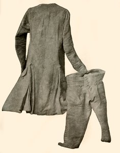 Um terno de veludo, usado por Robert Livingston de Clermont Manor, Nova York, c1740, 1937. de Unbekannt