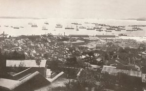 Uma visão dos novos cais no momento da construção, 1914 de Unbekannt