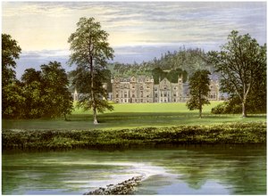 Abbotsford, Roxburghshire, Escócia, casa da família Scott, c1880 de Unbekannt