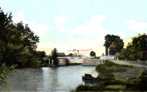 Abingdon Lock, Oxfordshire, século 20 de Unbekannt