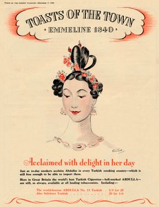 Aclamado com prazer em seus dias, Toasts of the Town - Emmeline 1840, 1940 de Unbekannt