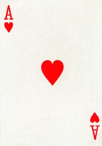 Ás de copas de um baralho de cartas de baralho Goodall & Son Ltd., c1940 de Unbekannt