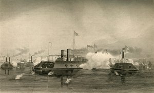 Ação das canhoneiras em Memphis, 1878. de Unbekannt